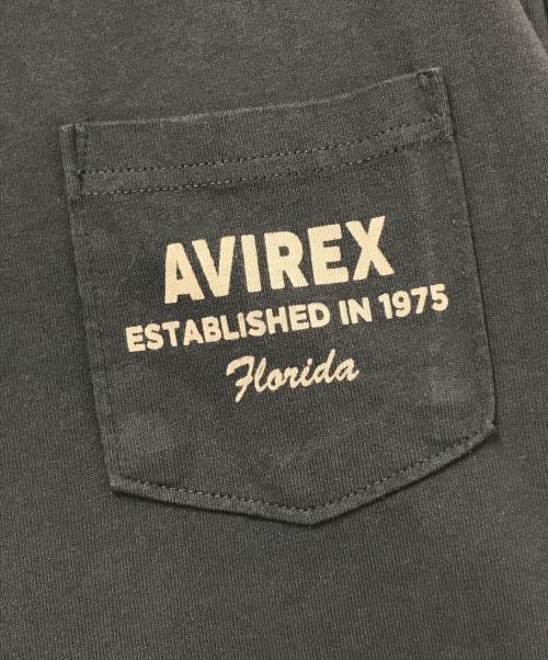 AVIREX（アヴィレックス）AVIREX (アヴィレックス) AVIREX NORSE ART T-SHIRT グレー サイズ:Lの古着・服飾アイテム