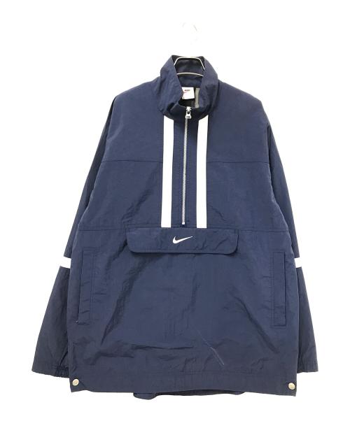 NIKE（ナイキ）NIKE (ナイキ) 90‘Sハーフジップナイロンプルオーバー ネイビー サイズ:Mの古着・服飾アイテム