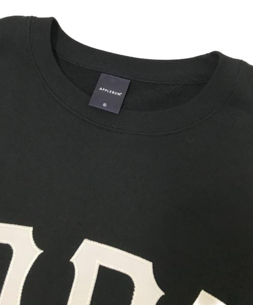 APPLEBUM（アップルバム）APPLEBUM (アップルバム) “APBM” Crew Sweat ブラック サイズ:XLの古着・服飾アイテム