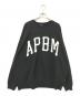 APPLEBUM（アップルバム）の古着「“APBM” Crew Sweat」｜ブラック