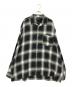 NAUTICA（ノーティカ）の古着「オンブレチェックシャツ」｜ブラック