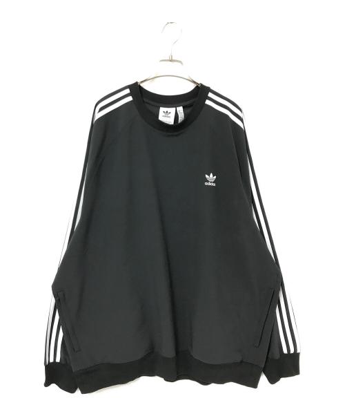 adidas（アディダス）adidas (アディダス) PULL OVER ブラック サイズ:2XLの古着・服飾アイテム