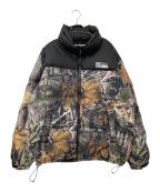 FIRST DOWNファーストダウン）の古着「カモ柄ダウンジャケット」｜オリーブ