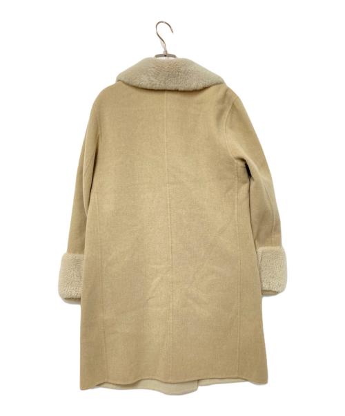 FOXEY（フォクシー）FOXEY (フォクシー) カシミヤ混ウールコート ベージュ サイズ:Fの古着・服飾アイテム