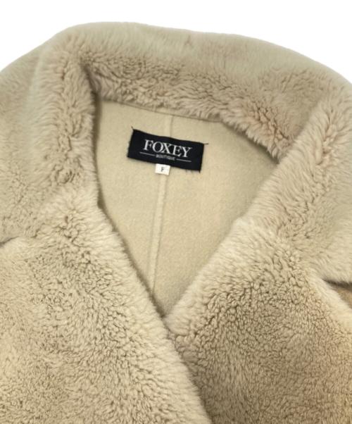 FOXEY（フォクシー）FOXEY (フォクシー) カシミヤ混ウールコート ベージュ サイズ:Fの古着・服飾アイテム