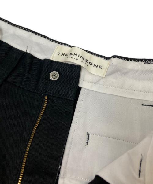 THE SHINZONE（ザ シンゾーン）THE SHINZONE (ザ シンゾーン) タックパンツ ブラック サイズ:34の古着・服飾アイテム