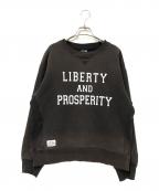 Schottショット）の古着「HEAVY WEIGHT SWEAT Liberty and prosperity」｜ブラウン