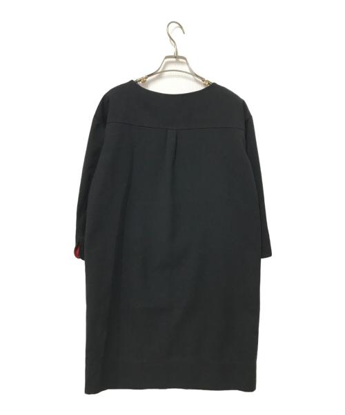 BLUE LABEL CRESTBRIDGE（ブルーレーベルクレストブリッジ）BLUE LABEL CRESTBRIDGE (ブルーレーベルクレストブリッジ) ミニワンピース ブラック サイズ:38の古着・服飾アイテム