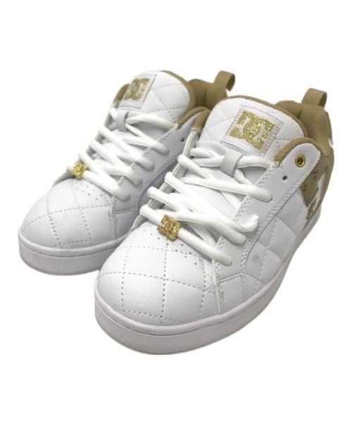 DC（ディーシー）DC (ディーシー) ローカットスニーカー ホワイト サイズ:23.5㎝の古着・服飾アイテム