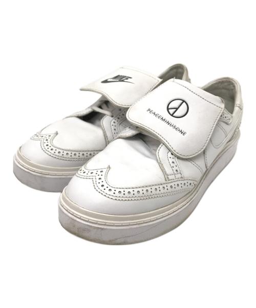 NIKE（ナイキ）NIKE (ナイキ) PEACEMINUSONE (ピースマイナスワン) Kwondo1 ホワイト サイズ:27.0cmの古着・服飾アイテム