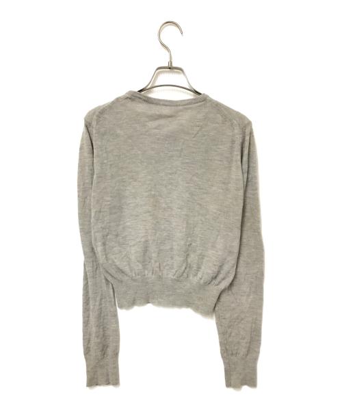 AURALEE（オーラリー）AURALEE (オーラリー) カシミヤカーディガン グレーの古着・服飾アイテム