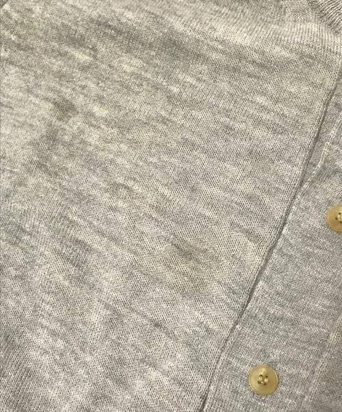 AURALEE（オーラリー）AURALEE (オーラリー) カシミヤカーディガン グレーの古着・服飾アイテム