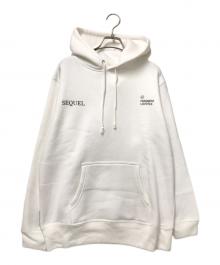 SEQUEL×FRAGMENTS（シークエル×フラグメント）の古着「ロゴプリントパーカー」｜ホワイト