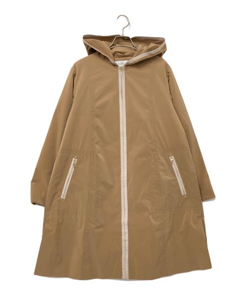 JudyCollection（ジュディコレクション）JudyCollection (ジュディコレクション) ライトダウンフーデッドコート ベージュ サイズ:40の古着・服飾アイテム