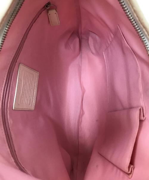 COACH（オールドコーチ）COACH (コーチ) 2WAYショルダーバッグ アイボリー×ベージュ サイズ:下記参照の古着・服飾アイテム