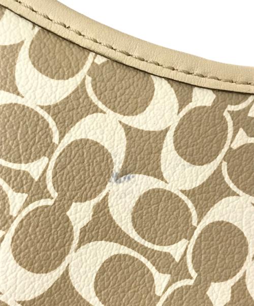 COACH（オールドコーチ）COACH (コーチ) 2WAYショルダーバッグ アイボリー×ベージュ サイズ:下記参照の古着・服飾アイテム