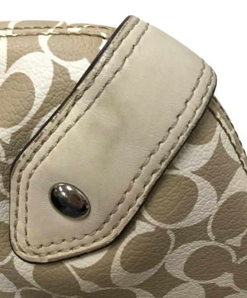 COACH（オールドコーチ）COACH (コーチ) 2WAYショルダーバッグ アイボリー×ベージュ サイズ:下記参照の古着・服飾アイテム