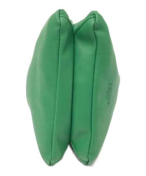 ESLOW（エスロー）ESLOW (エスロー) 巾着ショルダーバッグ グリーン サイズ:下記参照の古着・服飾アイテム