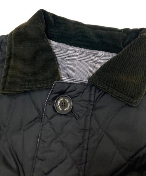 MACKINTOSH PHILOSOPHY（マッキントッシュ フィロソフィー）MACKINTOSH PHILOSOPHY (マッキントッシュ フィロソフィー) リバーシブルキルティングダウンジャケット ブラック×グレー サイズ:36の古着・服飾アイテム