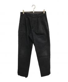 stein（シュタイン）の古着「EX WIDE TROUSERS」｜ブラック