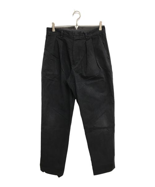 stein（シュタイン）stein (シュタイン) EX WIDE TROUSERS ブラック サイズ:Mの古着・服飾アイテム