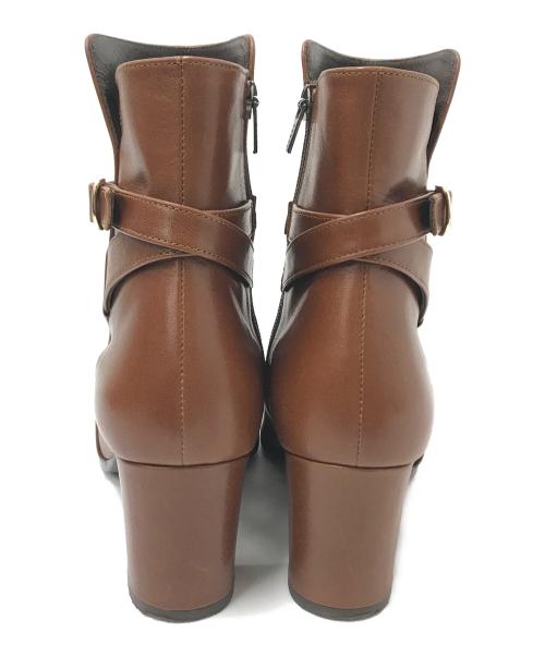 REGAL（リーガル）REGAL (リーガル) ヒールブーツ ブラウン サイズ:24.5cmの古着・服飾アイテム