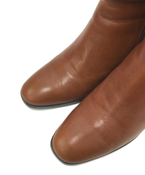 REGAL（リーガル）REGAL (リーガル) ヒールブーツ ブラウン サイズ:24.5cmの古着・服飾アイテム