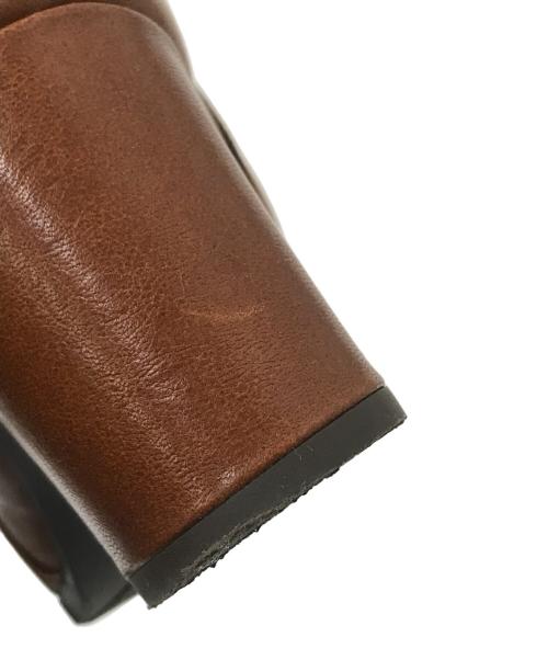 REGAL（リーガル）REGAL (リーガル) ヒールブーツ ブラウン サイズ:24.5cmの古着・服飾アイテム