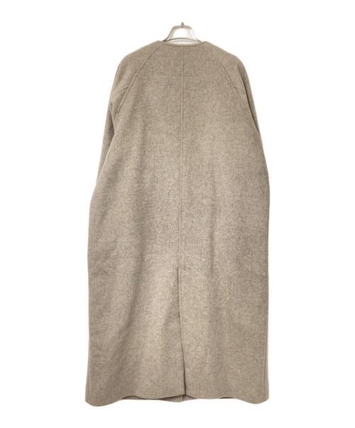 JOURNAL STANDARD（ジャーナルスタンダード）JOURNAL STANDARD (ジャーナルスタンダード) スーパー140ビーバーノーカラーコート ベージュ サイズ:下記参照の古着・服飾アイテム