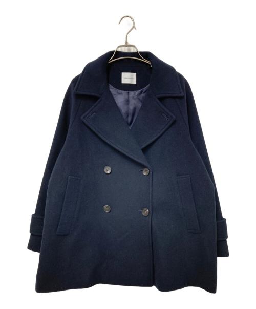 URBAN RESEARCH（アーバンリサーチ）URBAN RESEARCH (アーバンリサーチ) スーパー100メルトンPコート ネイビー サイズ:FREE 未使用品の古着・服飾アイテム