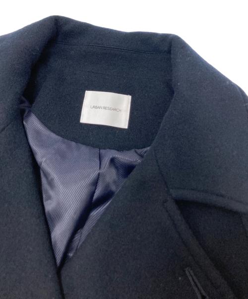 URBAN RESEARCH（アーバンリサーチ）URBAN RESEARCH (アーバンリサーチ) スーパー100メルトンPコート ネイビー サイズ:FREE 未使用品の古着・服飾アイテム