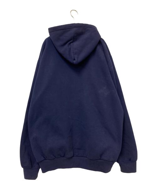 CarHartt（カーハート）CarHartt (カーハート) 裏地サーマルジップパーカー ネイビー サイズ:XLの古着・服飾アイテム