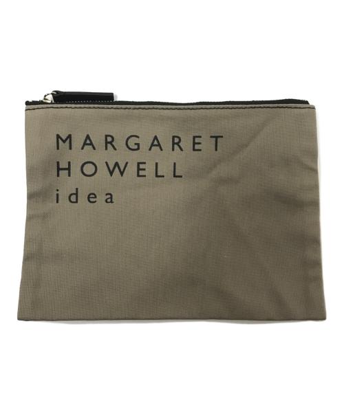 MARGARET HOWELL idea（マーガレット ハウエル アイディア）MARGARET HOWELL idea (マーガレット ハウエル アイディア) トートバッグ グリーン×ブラックの古着・服飾アイテム