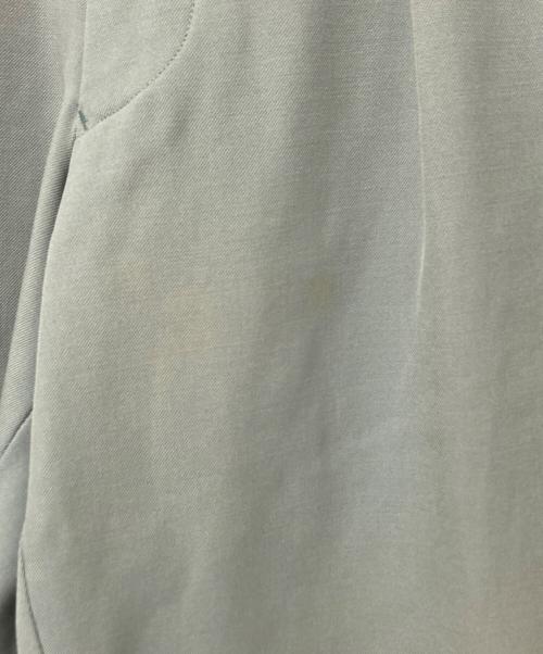 Burberry's（バーバリー）Burberry's (バーバリーズ) 2タックウールパンツ グリーン サイズ:88の古着・服飾アイテム