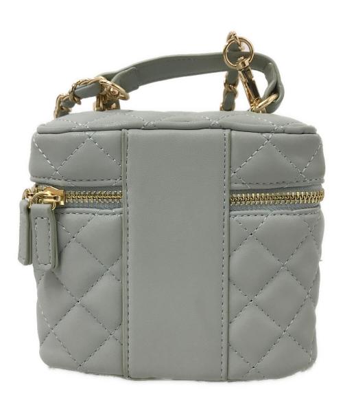 darich（ダーリッチ）darich (ダーリッチ) キルティングスクエアミニバッグ ブルーの古着・服飾アイテム