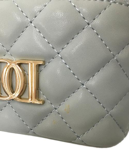 darich（ダーリッチ）darich (ダーリッチ) キルティングスクエアミニバッグ ブルーの古着・服飾アイテム