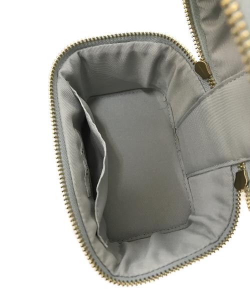 darich（ダーリッチ）darich (ダーリッチ) キルティングスクエアミニバッグ ブルーの古着・服飾アイテム