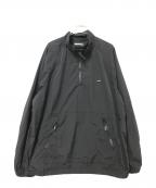GOD SELECTION XXX×FRAGMENT DESIGNゴッドセレクショントリプルエックス×フラグメントデザイン）の古着「ハーフジップナイロンジャケット」｜ブラック