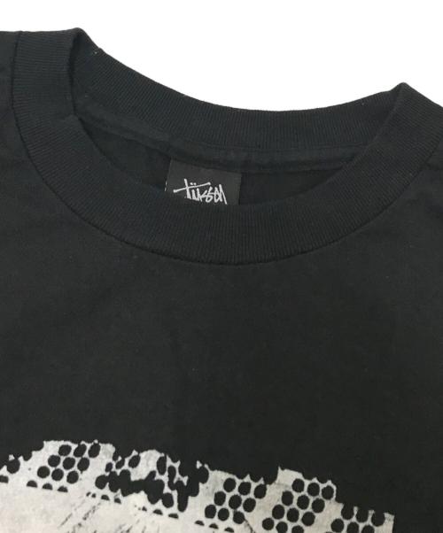 stussy（ステューシー）stussy (ステューシー) プリントTシャツ ブラック サイズ:Mの古着・服飾アイテム