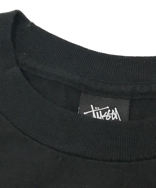 stussy（ステューシー）stussy (ステューシー) プリントTシャツ ブラック サイズ:Mの古着・服飾アイテム