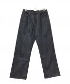 ROCA WEARロカウェア）の古着「バック刺繍バギーデニムパンツ」｜インディゴ