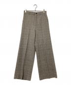 MACPHEEマカフィー）の古着「カシミヤ混ウールパンツ」｜グレー
