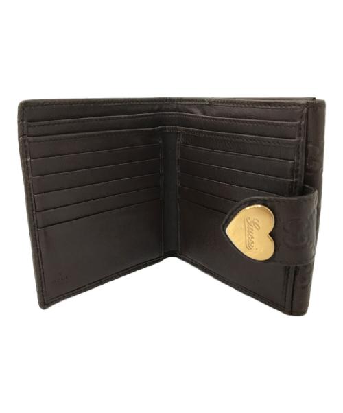 GUCCI（グッチ）GUCCI (グッチ) 2つ折り財布 ブラウンの古着・服飾アイテム