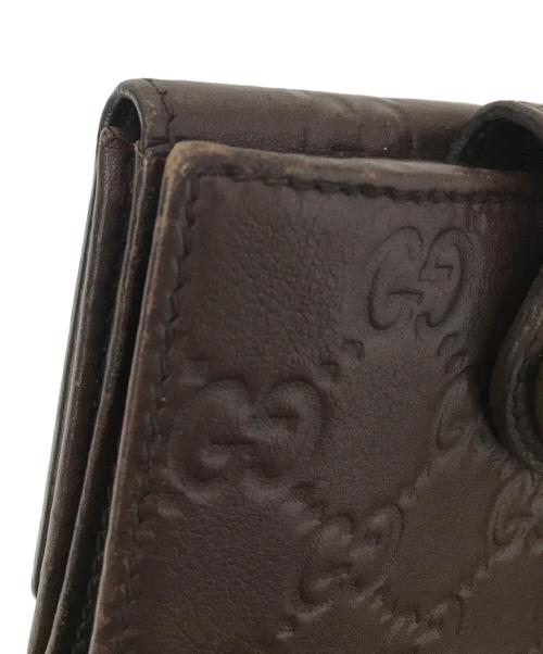 GUCCI（グッチ）GUCCI (グッチ) 2つ折り財布 ブラウンの古着・服飾アイテム