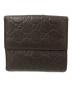 GUCCI (グッチ) 2つ折り財布 ブラウン：8000円