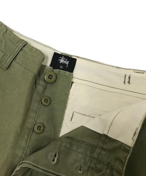 stussy（ステューシー）stussy (ステューシー) カーゴパンツ オリーブ サイズ:30の古着・服飾アイテム