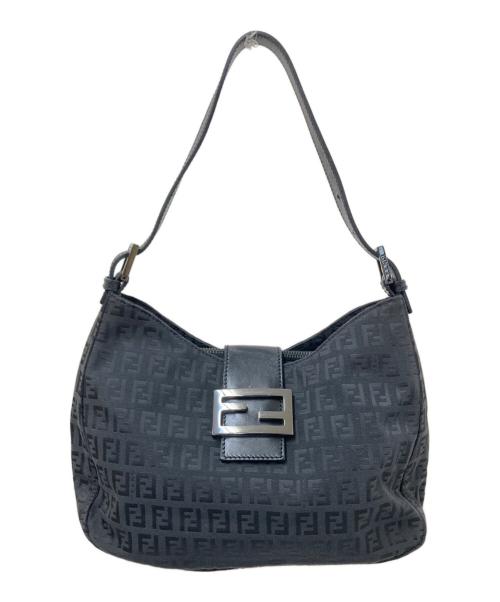 FENDI（フェンディ）FENDI (フェンディ) ズッキーノショルダーバッグ ブラック サイズ:下記参照の古着・服飾アイテム