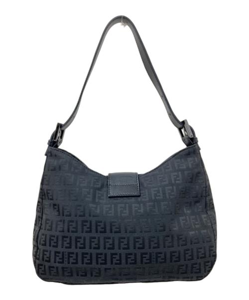 FENDI（フェンディ）FENDI (フェンディ) ズッキーノショルダーバッグ ブラック サイズ:下記参照の古着・服飾アイテム