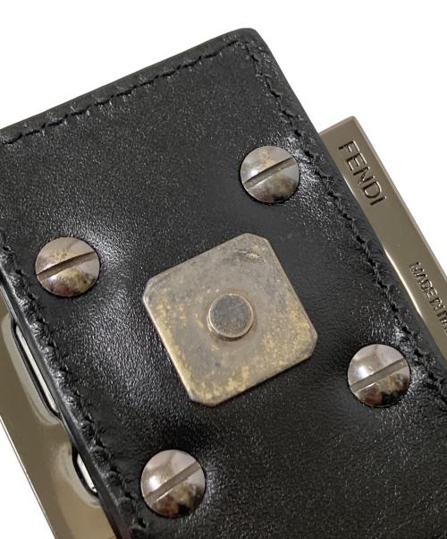 FENDI（フェンディ）FENDI (フェンディ) ズッキーノショルダーバッグ ブラック サイズ:下記参照の古着・服飾アイテム