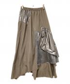 Radiateラディエイト）の古着「ドッキングスカート」｜グレー